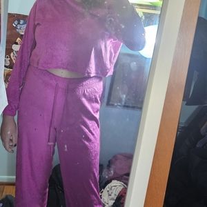 Juicy Couture Medium Matching Hot Pink Sleepwear Set